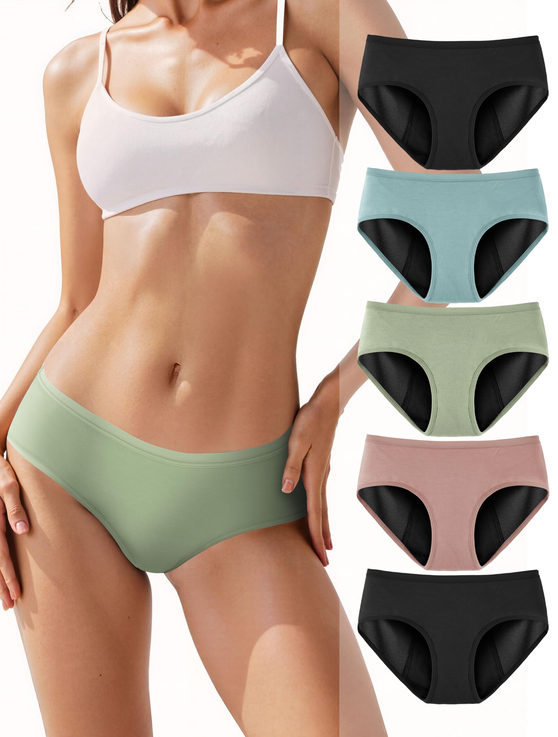 TIICHOO vista frontal del pack de 5 colores con protección semanal