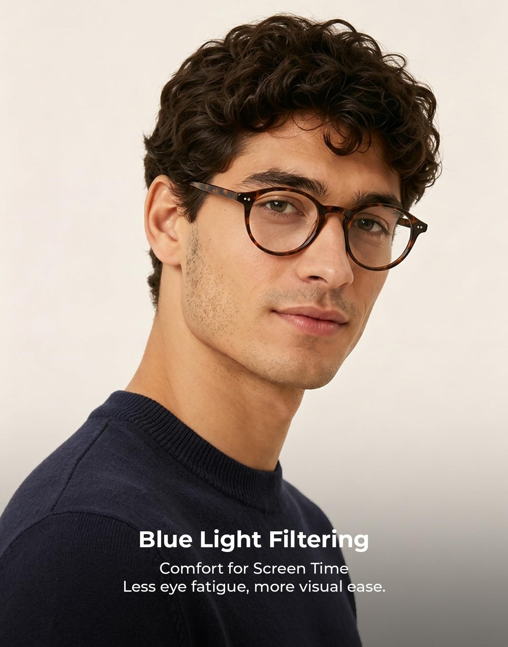 TIJN Arttu primer plano de lentes claras que preservan colores
