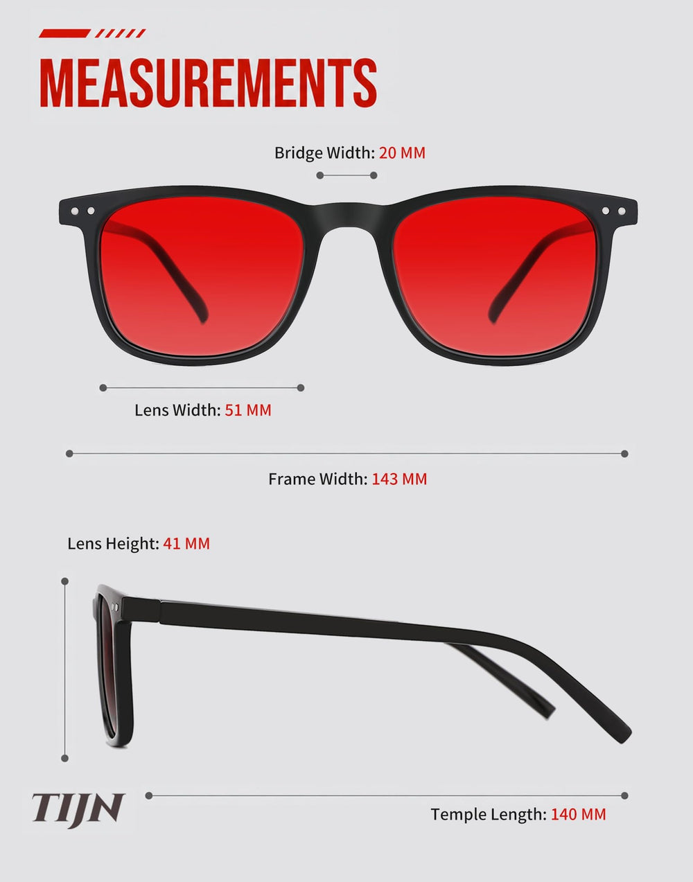 TIJN estuche y paño incluidos protegen las gafas tras uso