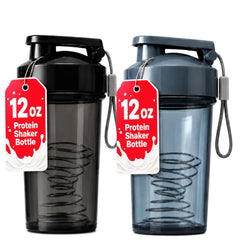 Tilcore shaker frontal 12 oz mostrando diseño compacto y transporte fácil