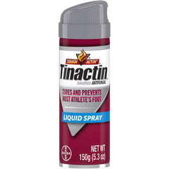 Tinactin frasco frontal mostrando diseño y tamaño práctico