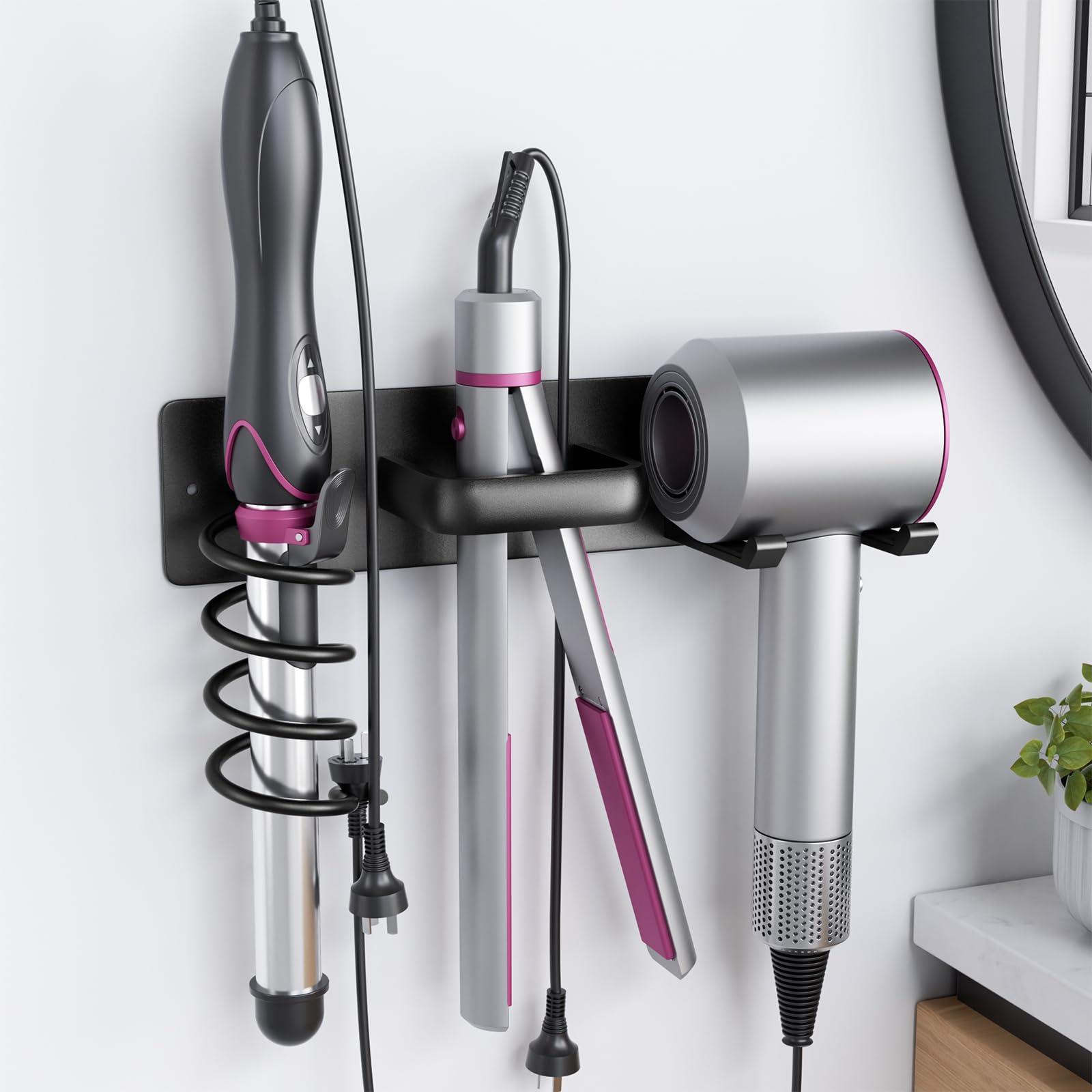 Tindbea soporte frontal mostrando alojamiento seguro y orden en pared