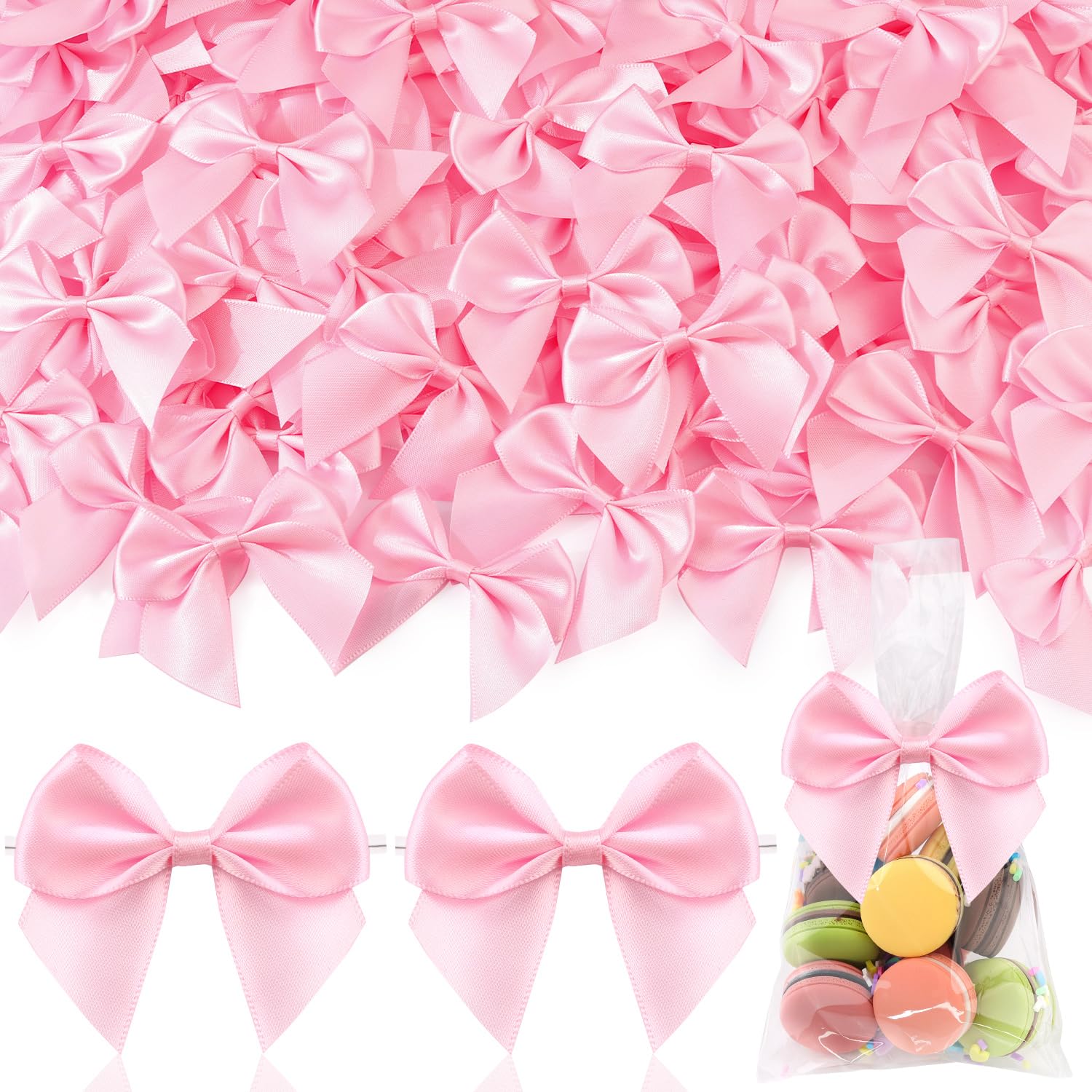 TINKRSTUFF lazo rosa frontal brilloso añade encanto al regalo