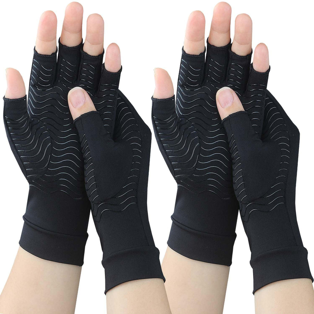 TIZHJOZI vista frontal del par de guantes mostrando diseño y color, soporte cómodo