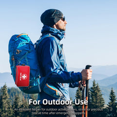 TLIEAO comparación de tamaño con una mochila para visualizar portabilidad