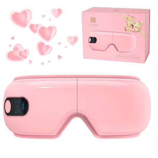 Masajeador ocular TLINNA con aire para aliviar la tensión ocular.
