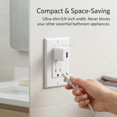 Adaptador Tluobiz conectado a un cepillo Sonicare en uso, recarga práctica