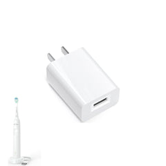 Tluobiz adaptador frontal mostrando puerto USB y diseño compacto, recarga segura