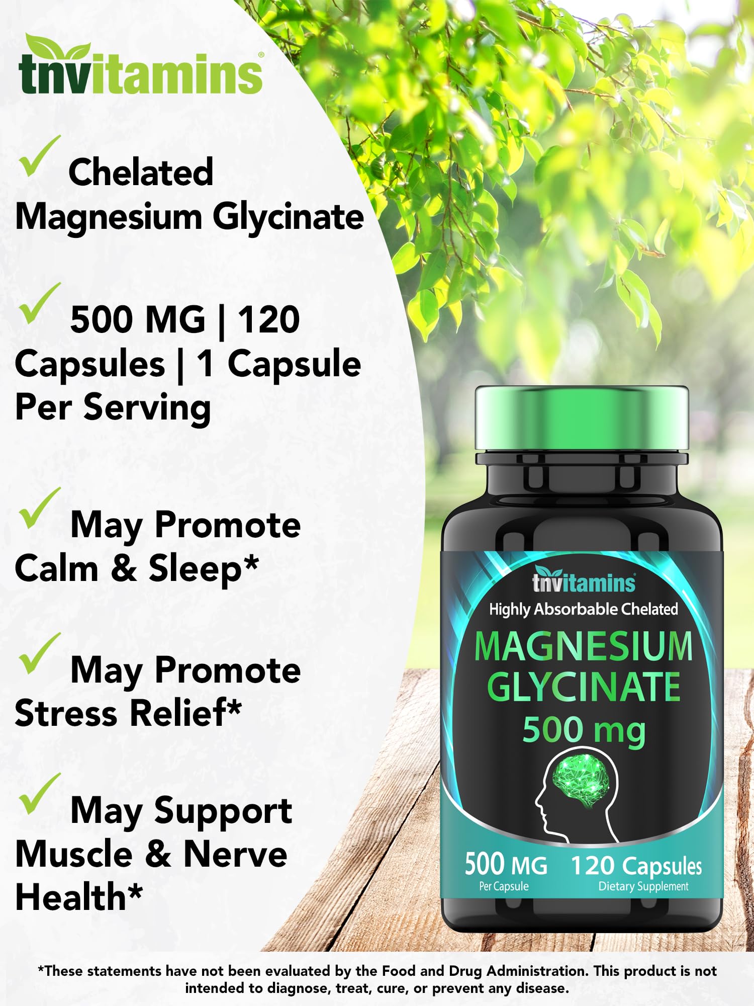 tnvitamins cápsula en mano para percepción de tamaño y dosificación cómoda
