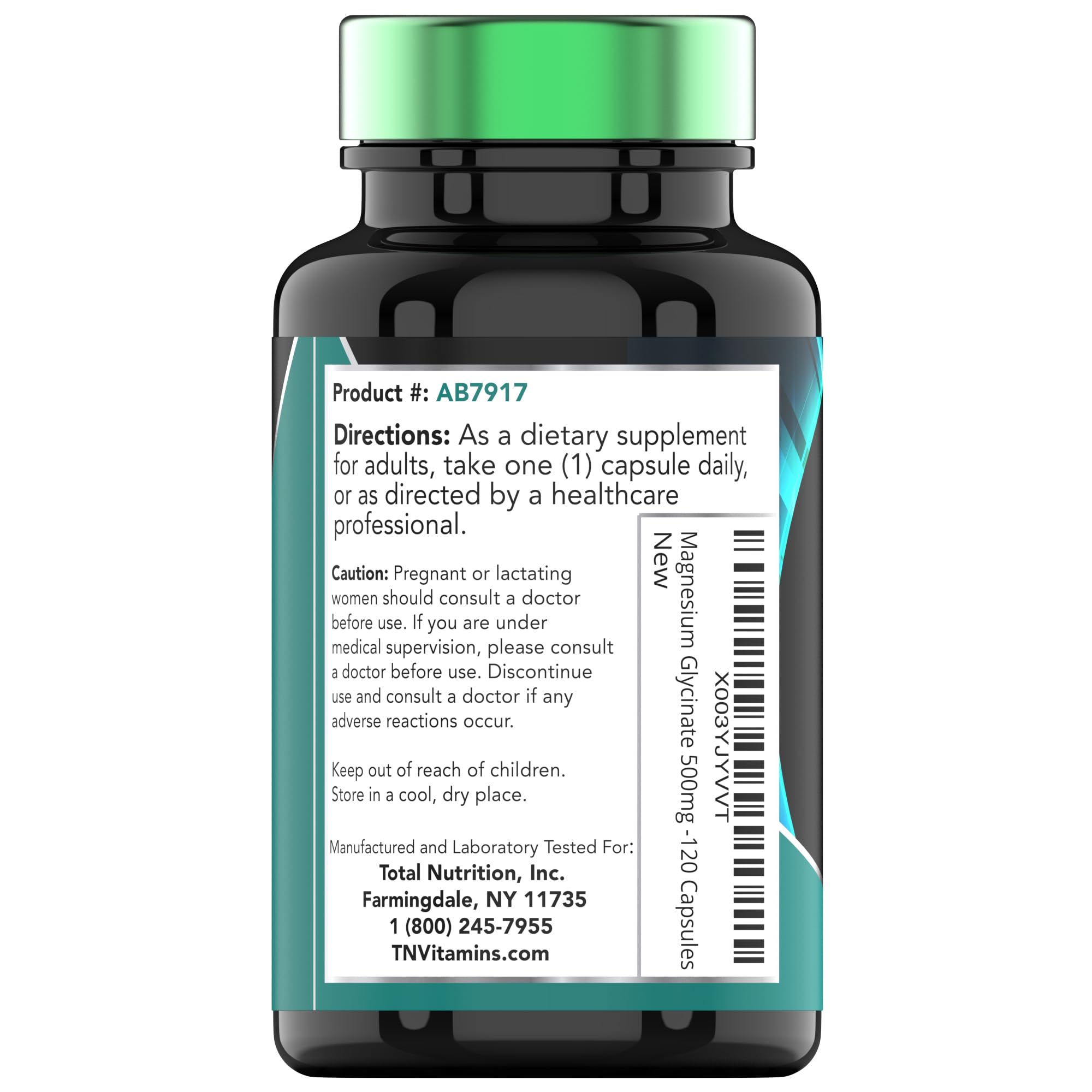 tnvitamins cápsula junto a vaso con agua sugiriendo toma nocturna relajante