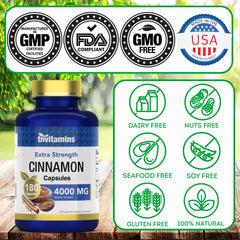 tnvitamins mezcla Cassia y Ceylon en presentación explicativa
