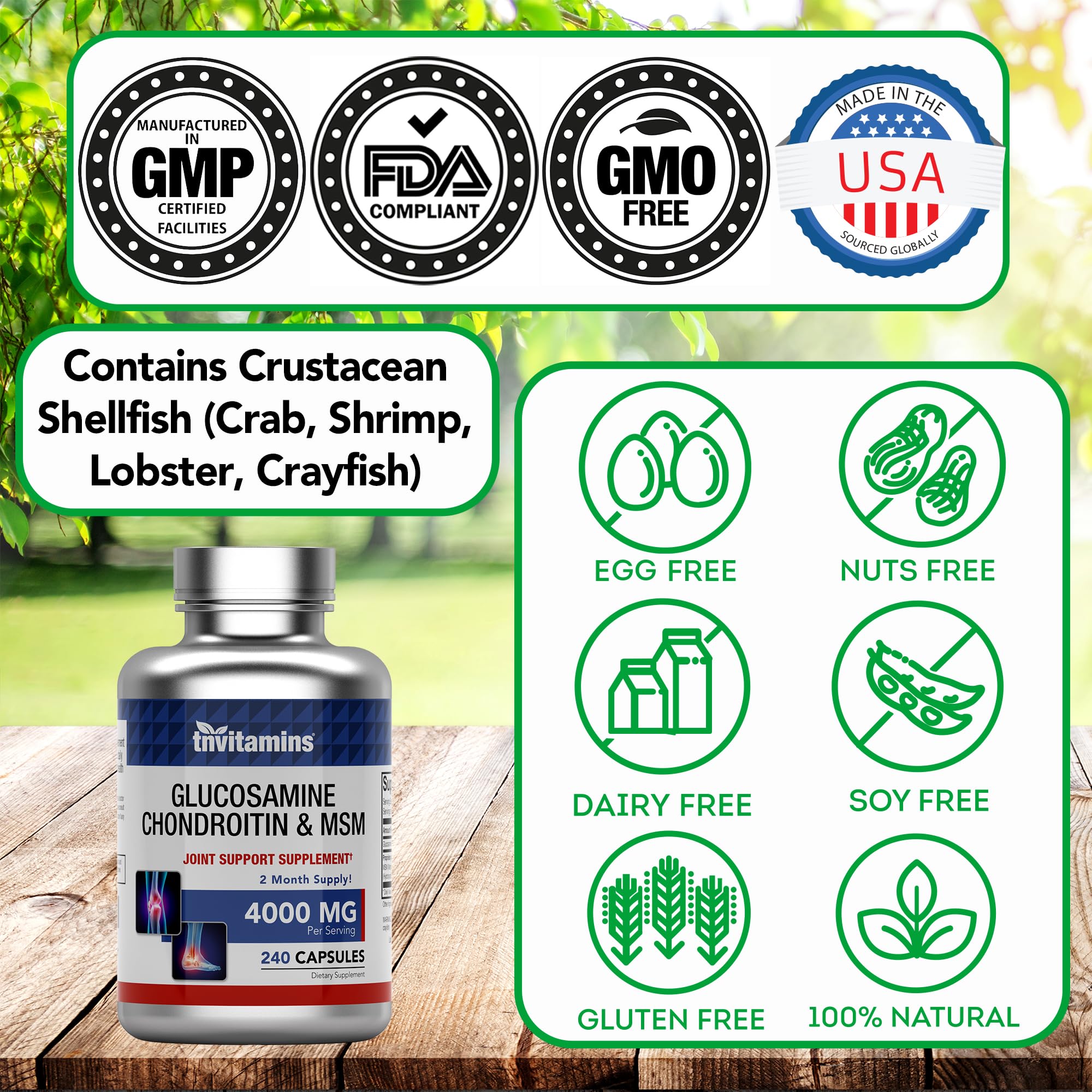 tnvitamins frasco abierto con cápsulas derramadas para visibilidad del producto