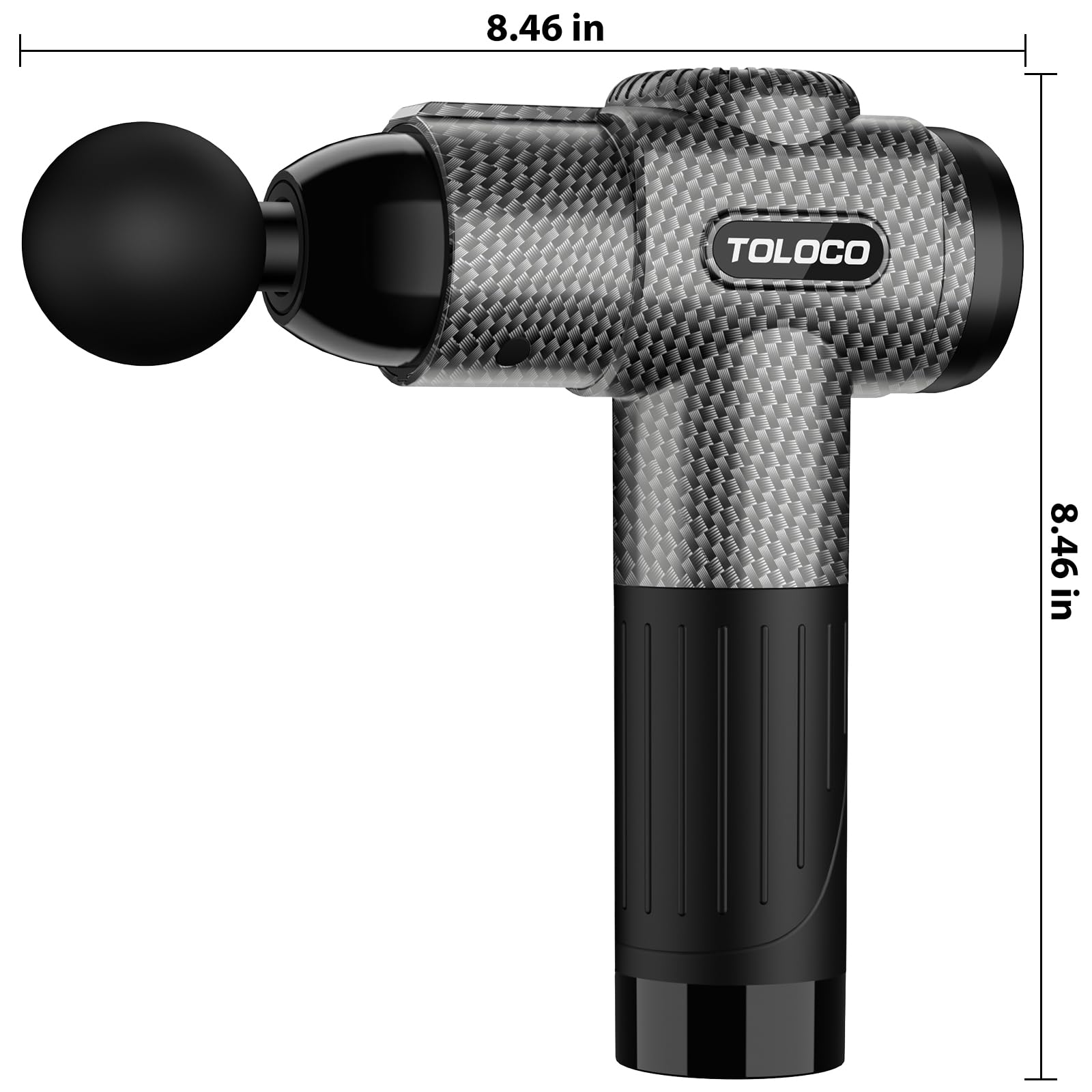 TOLOCO masajeador colocado en gimnasio estilo vida para uso diario y discreto