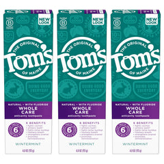 Tom's of Maine ambientación en baño familiar mostrando apariencia y conveniencia