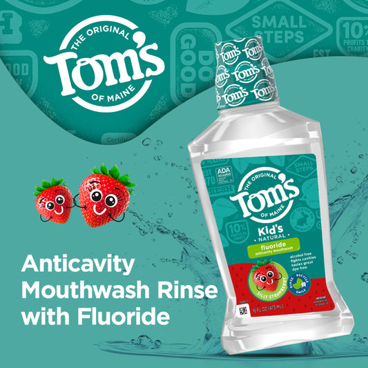 Tom's of Maine detalle de etiqueta con ingredientes y beneficios claros