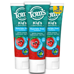 Tom's of Maine frente del empaque mostrando sabor y formato, transmite confianza