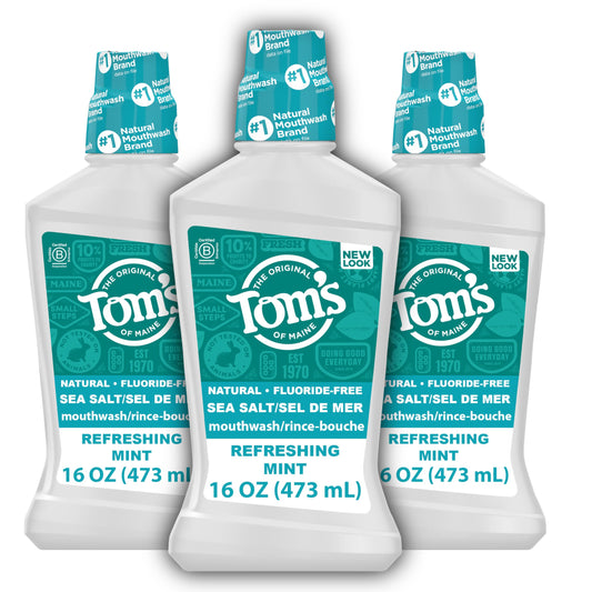 Tom's of Maine vista frontal del pack, presentación y beneficio práctico
