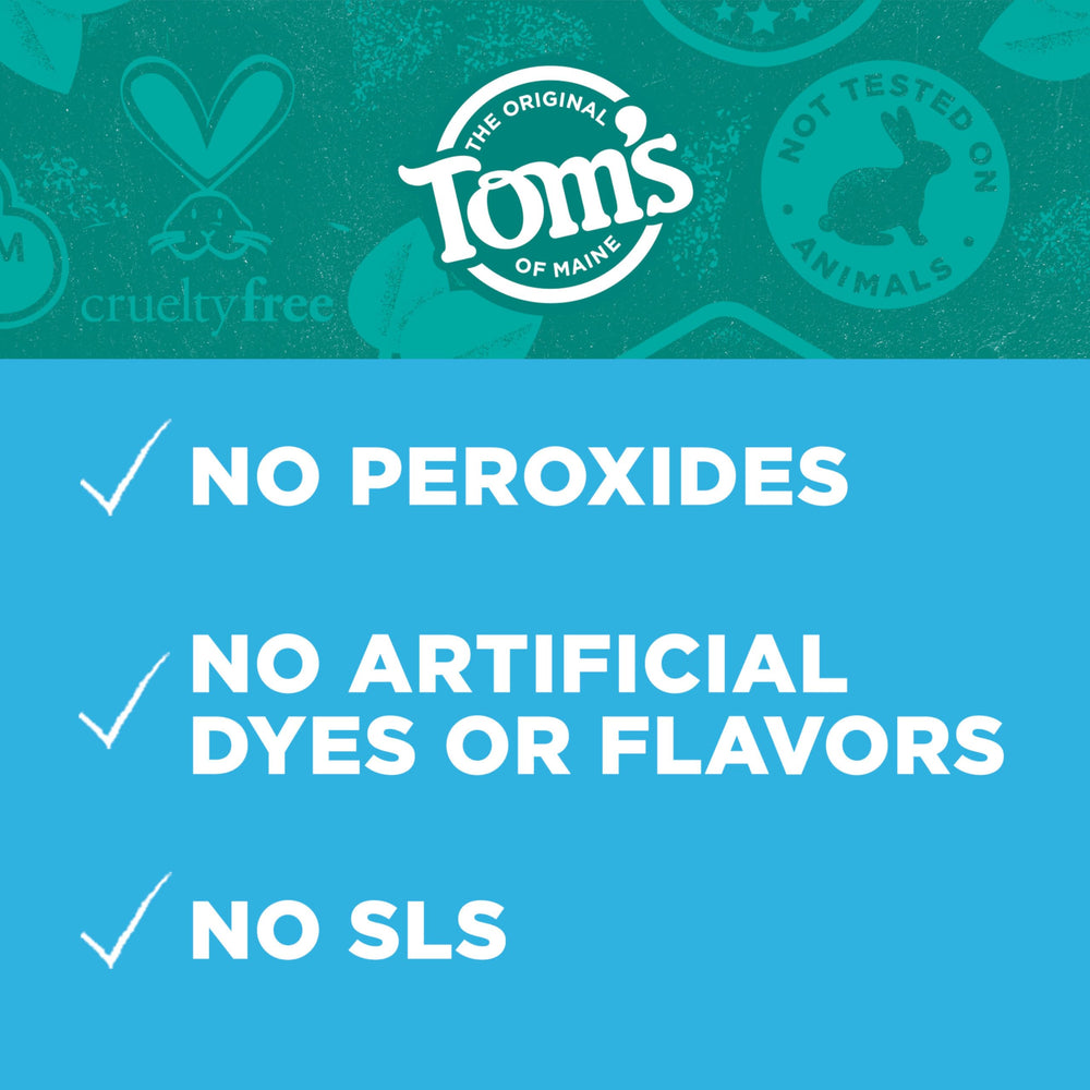 Tom's of Maine paquete de tres tubos para larga duración y ahorro
