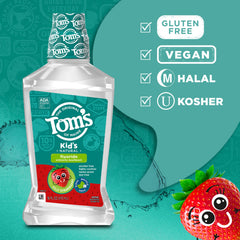 Tom's of Maine paquete de tres botellas ideal para uso familiar prolongado