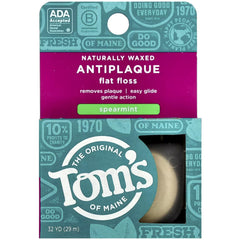 Tom's of Maine empaque frontal mostrando el hilo y beneficio de confianza