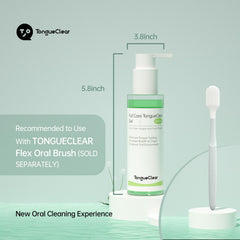 Tongueclear gel etiqueta legible con ingredientes y tranquilidad informativa