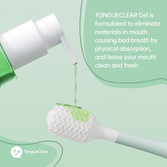 Tongueclear gel comparación de tamaño para entender cantidad necesaria