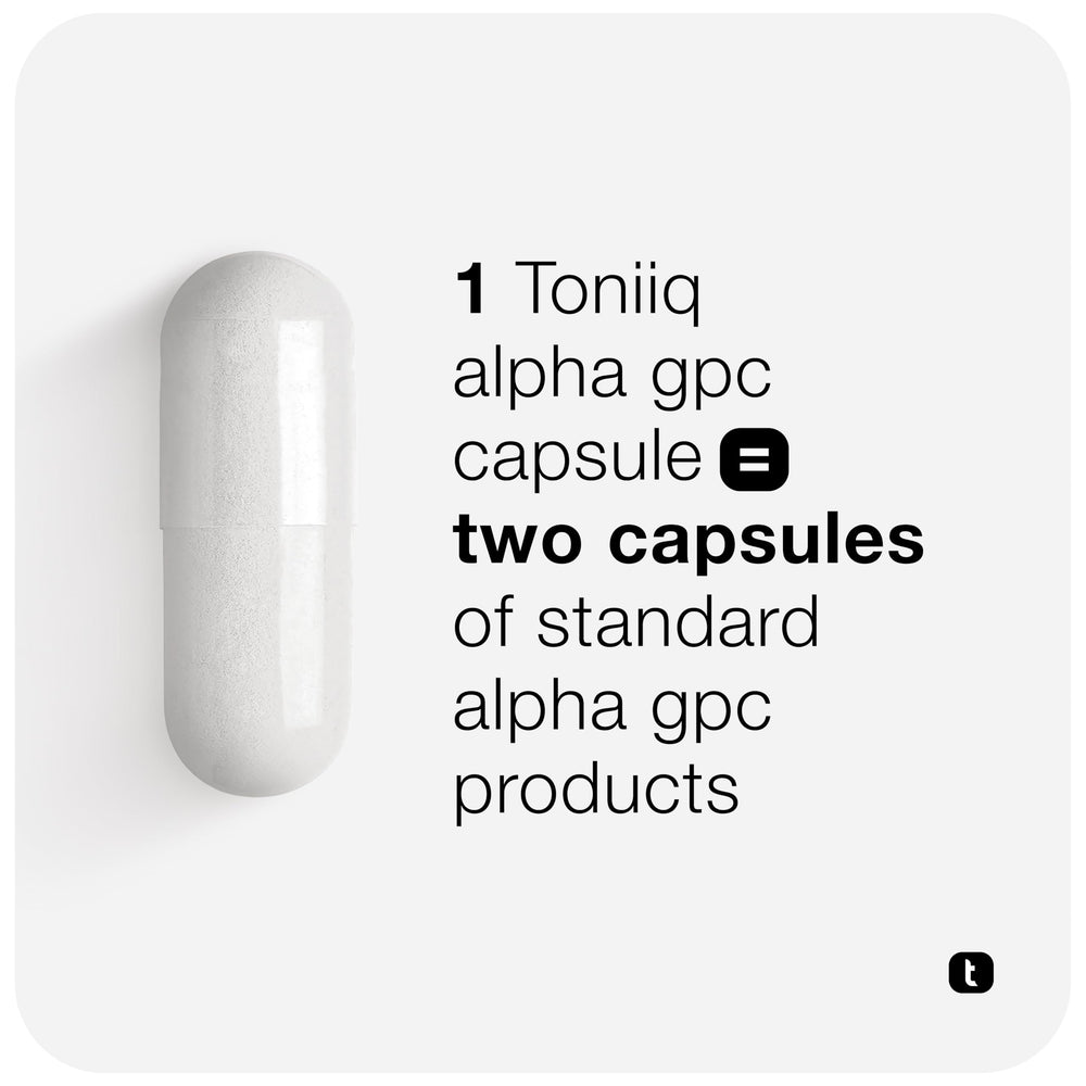 Toniiq Alpha GPC polvo de alta pureza para mejor absorción