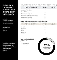 Toniiq etiqueta de ingredientes en primer plano destacando la pureza