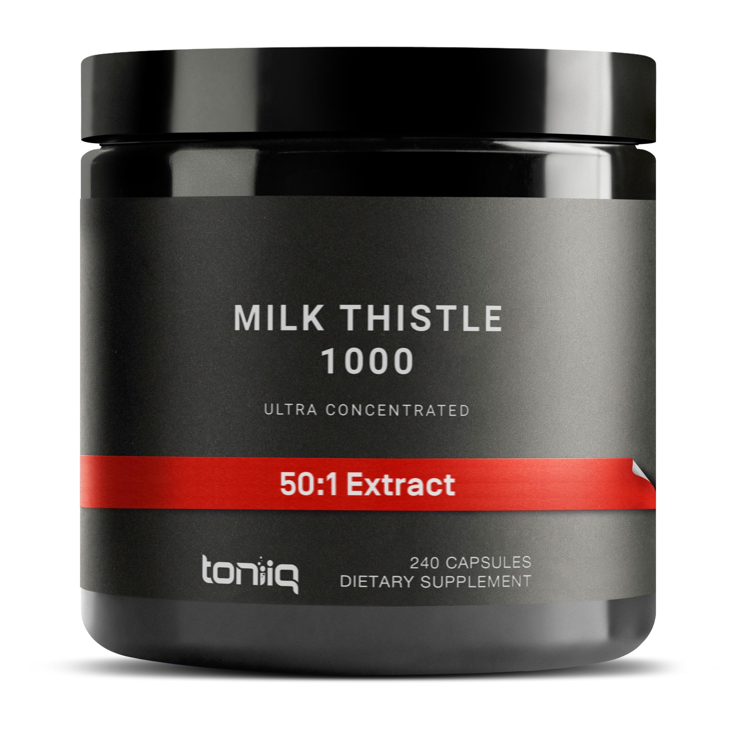 Toniiq envase frontal mostrando el producto y alta potencia