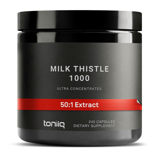 Toniiq envase frontal mostrando el producto y alta potencia