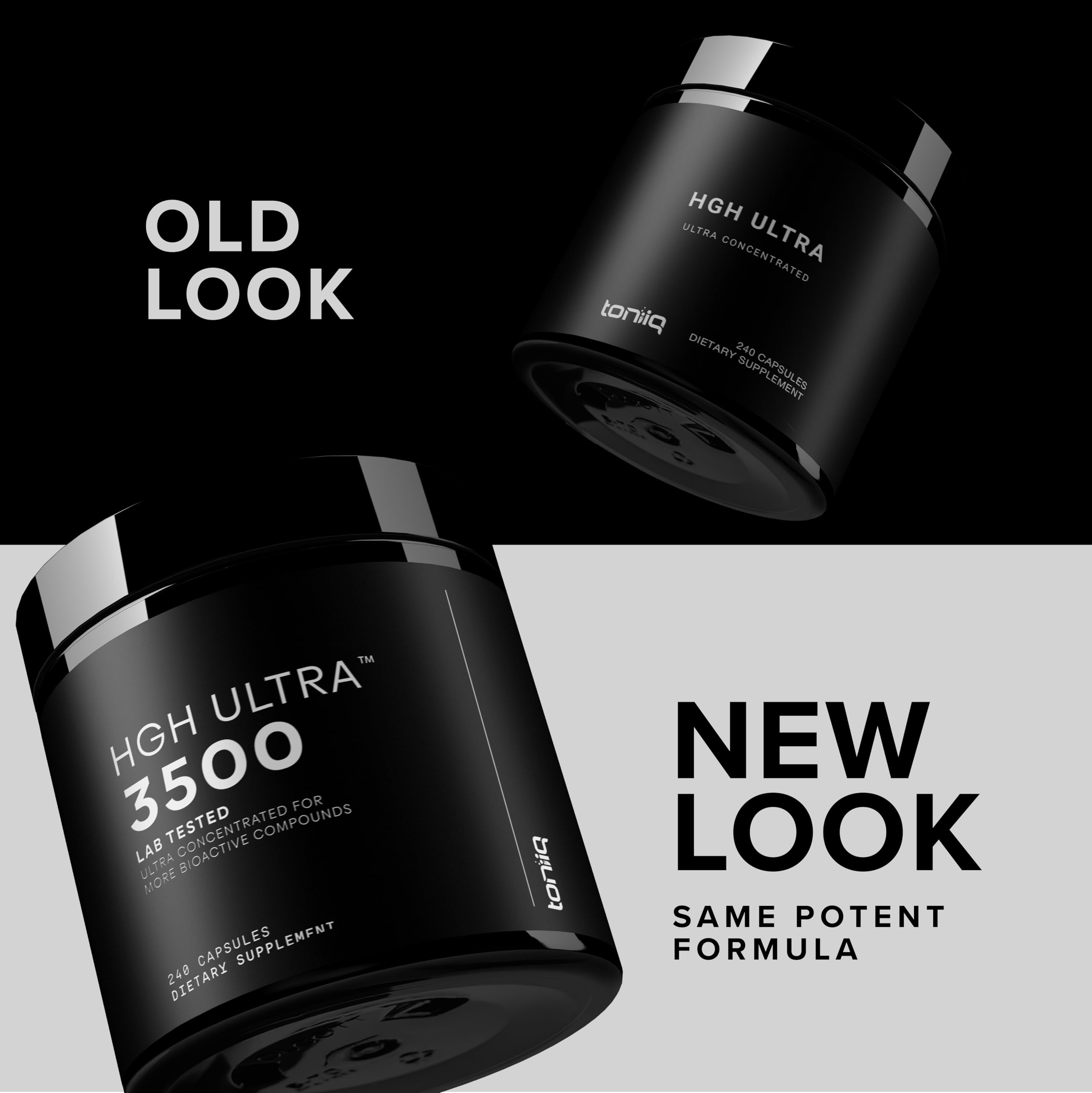 Toniiq HGH lote probado por laboratorio independiente para pureza.