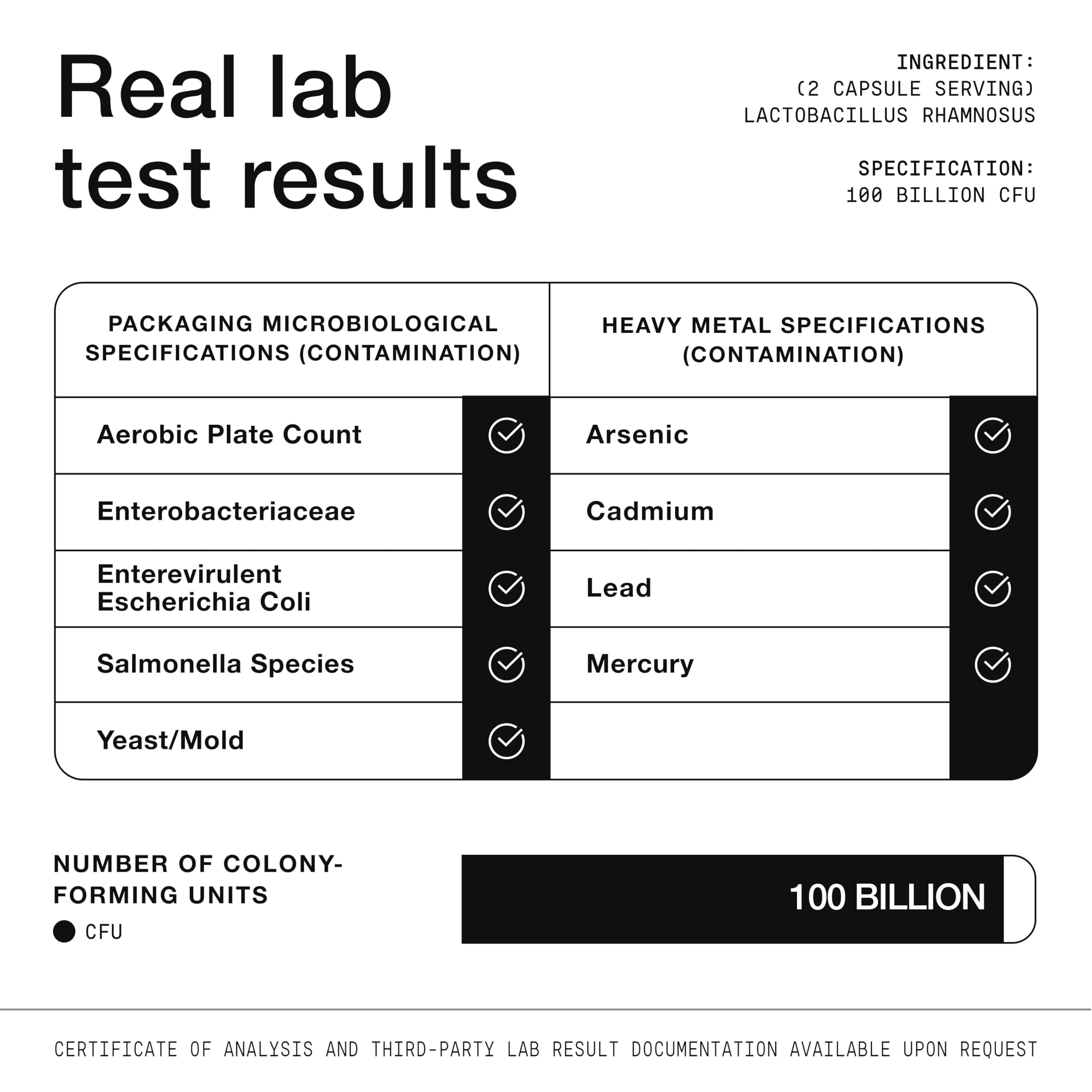 Bote de Toniiq Lactobacillus Rhamnosus para consumo diario.