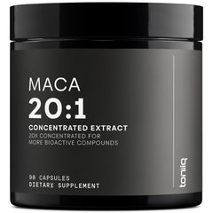 Toniiq frasco frontal mostrando la etiqueta y beneficios del producto