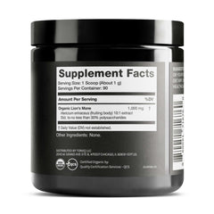 Toniiq melena de león polvo cuchara medidora, dosificación precisa y conveniente.