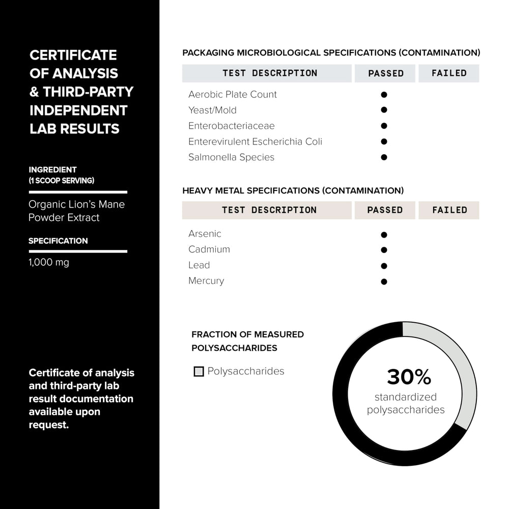 Toniiq melena de león proceso extraccion dual, maximiza bioactivos.