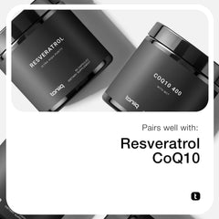 Ingredientes crudos: resveratrol y quercetina junto a Toniiq