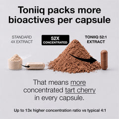 Toniiq cerezas frescas que ilustran la fuente natural