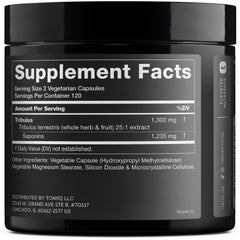 Toniiq Tribulus Terrestris saponinas 95% para apoyo de energía y bienestar.