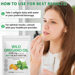 Tooffi ingredientes naturales: orégano y semilla negra como fuentes botánicas