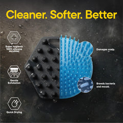 TOOLETRIES detalle del agarre ergonómico, control cómodo en la ducha