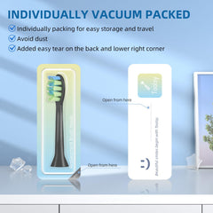 Toolsy detalle de cerdas en W para mejor cobertura dental