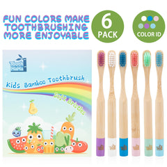 Tooth HaHa pack de seis cepillos listos para casa y para viajes