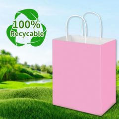 Toovip bolsa rosa decorada como envoltorio de regalo personalizado
