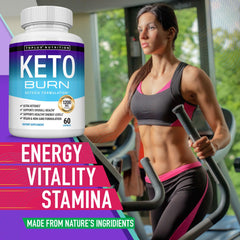 Toplux Keto Burn sello GMP en etiqueta indicando calidad de fabricación