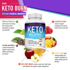 Toplux Keto Burn persona tomando cápsula para uso y conveniencia diaria