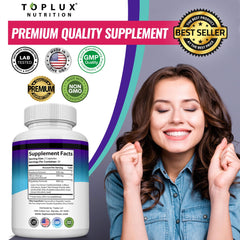 Toplux Keto Burn junto a un desayuno bajo en carbohidratos mostrando uso diario