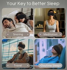 TOPOINT máscara sobre cama descanso confortable en dormitorio