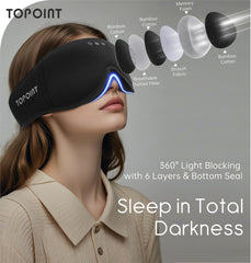 TOPOINT tejido de bambú suave ventilación y frescura para la piel