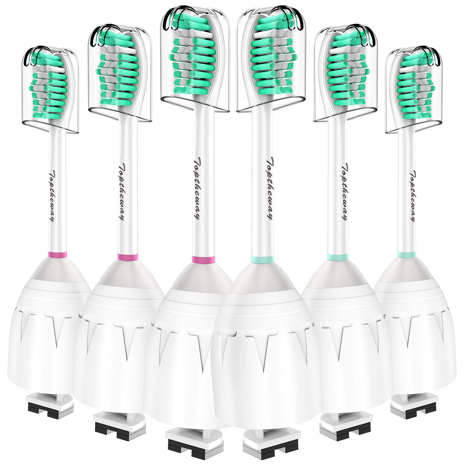 toptheway empaque frontal pack de seis cabezales muestra contenido y compatibilidad