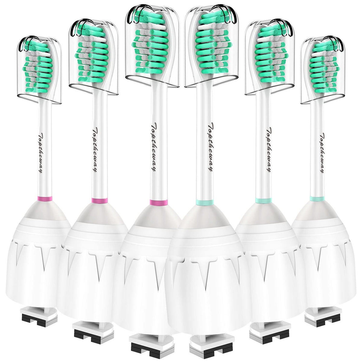 toptheway empaque frontal pack de seis cabezales muestra contenido y compatibilidad